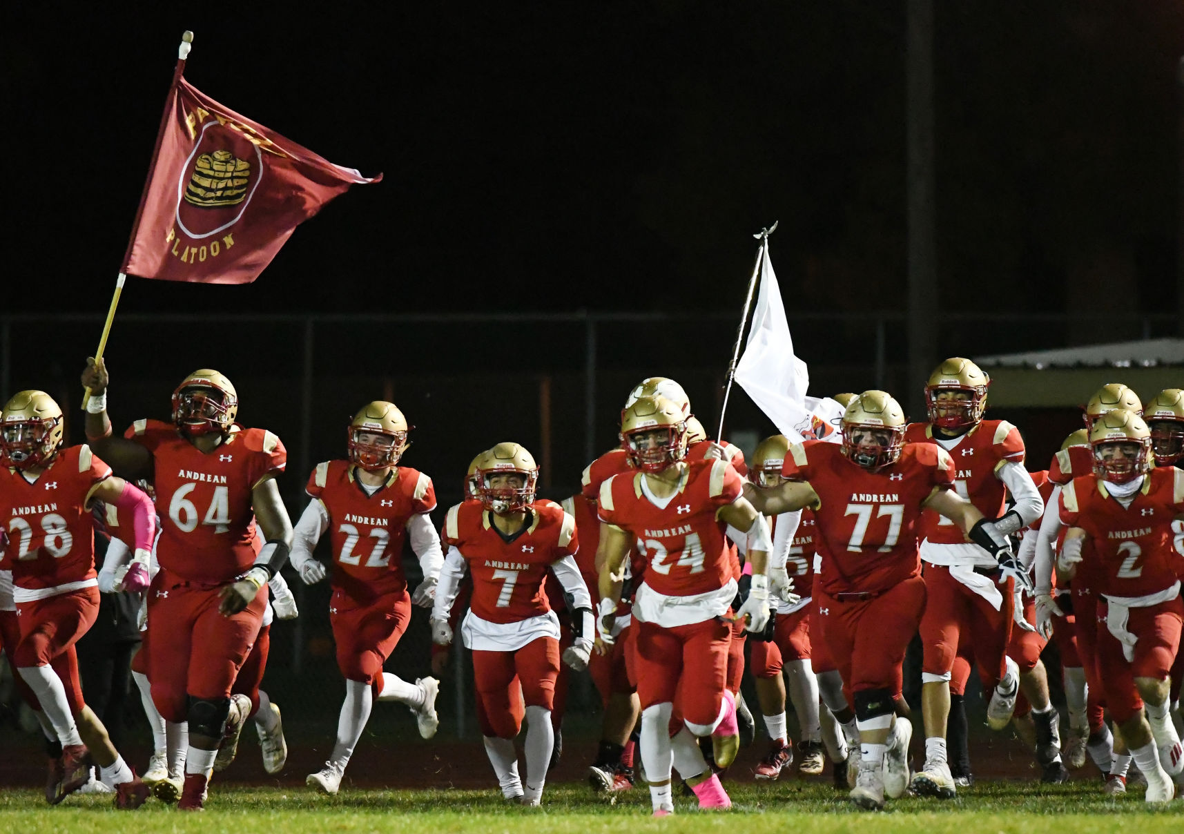 Lowell at Andrean football